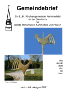Gemeindebrief KG Kummerfeld 3 2021 Juni - Juli - August web